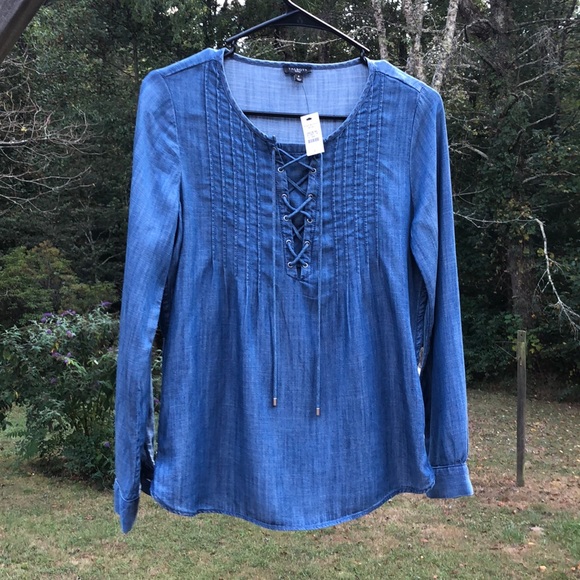 Cute Denim Tunic NWT - Picture 2 of 9